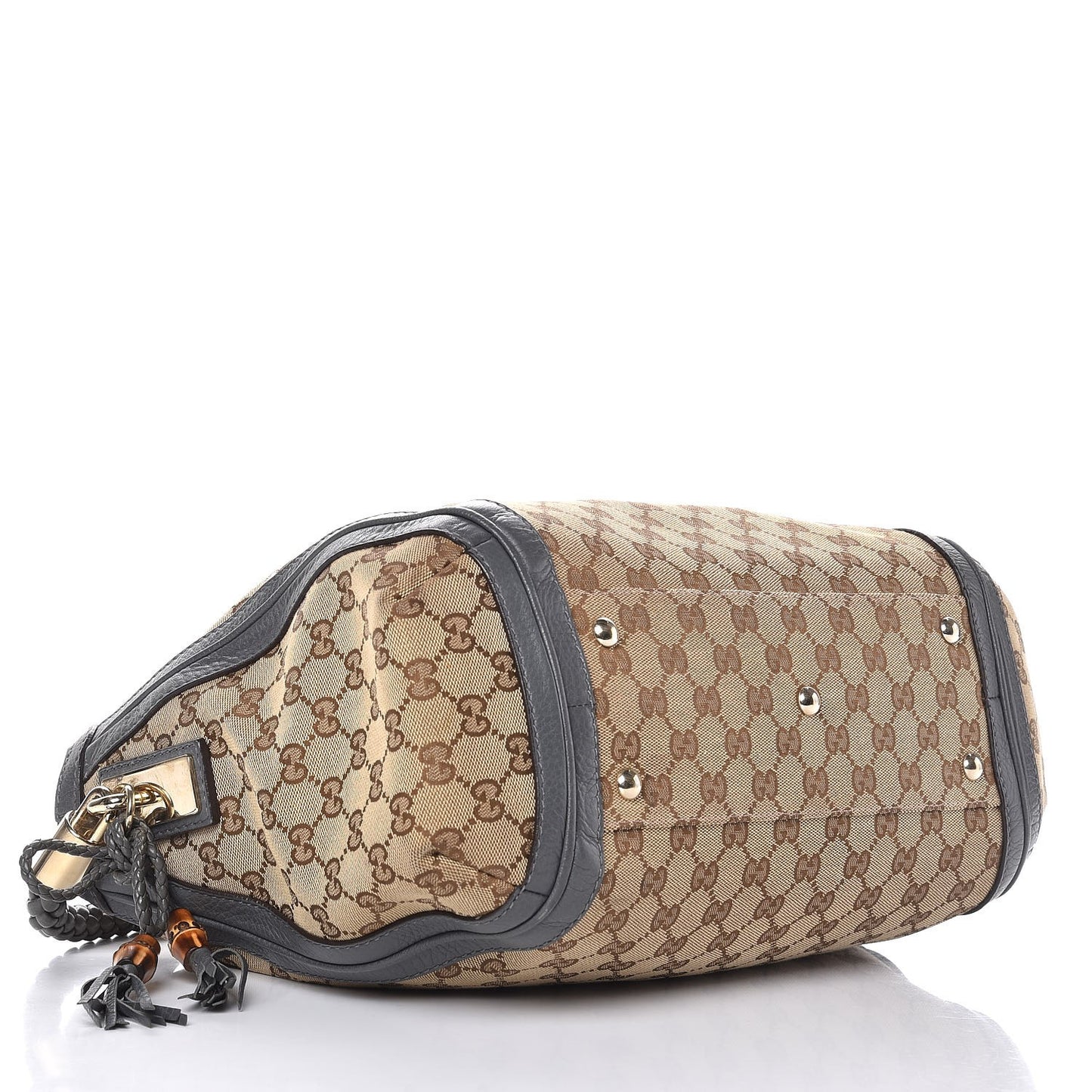 Monogram Medium Bella Hobo Grey