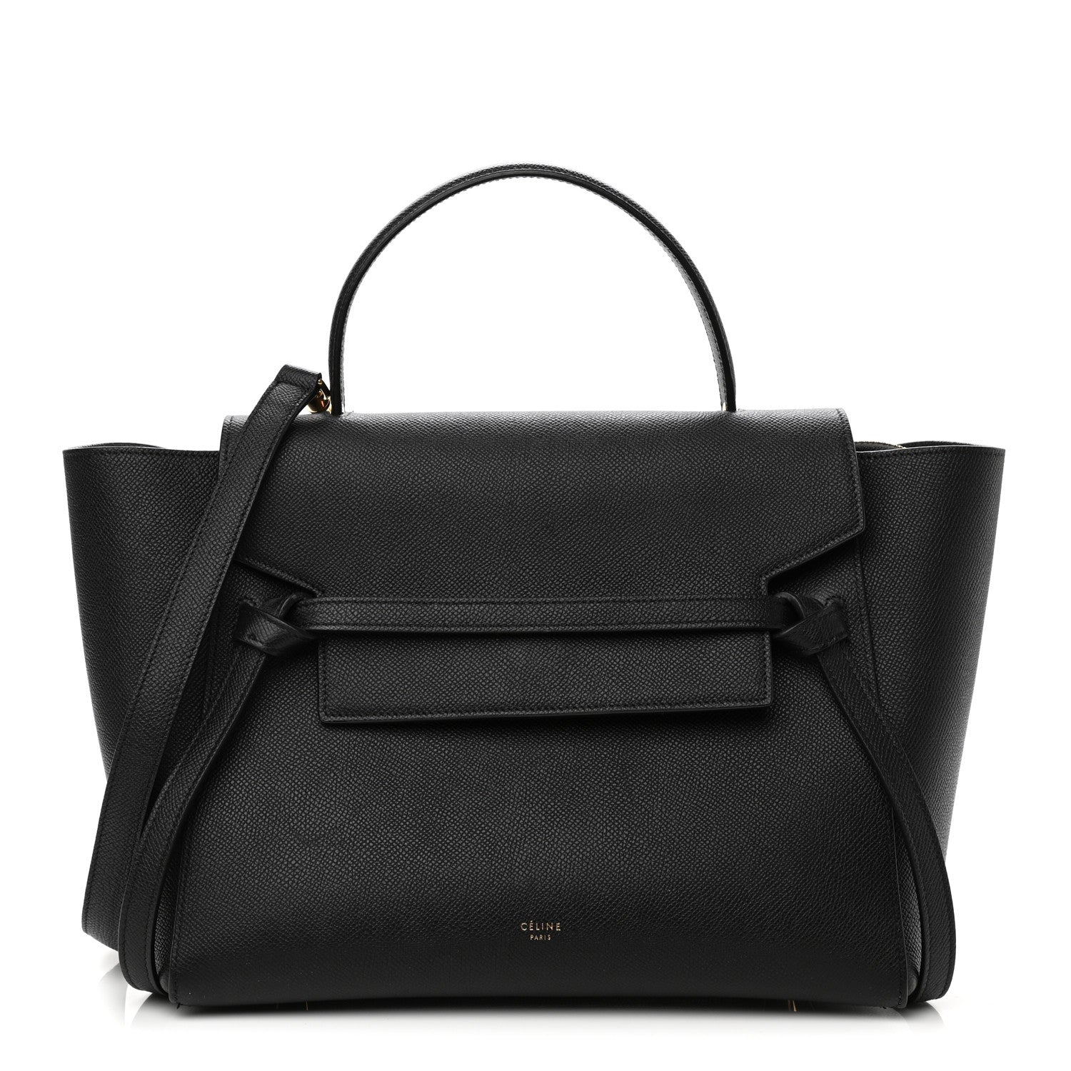 Celine Grained Calfskin Mini Belt Bag Black 1 of 11