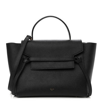 Celine Grained Calfskin Mini Belt Bag Black 1 of 11