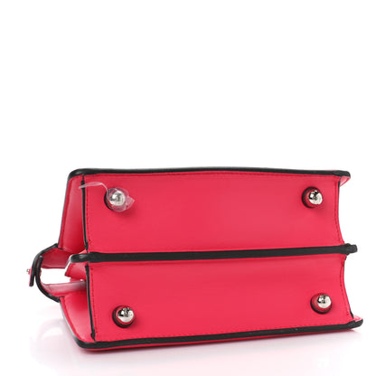 Fendi Shiny Nappa Petite Peekaboo I SEE U Satchel Lampone 4 of 10