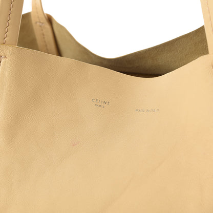 Celine Lambskin Horizontal Bi-Color Cabas Butter 9 of 11