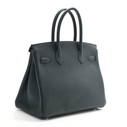 Hermes Togo Birkin 30 Vert Cypress 3 of 11