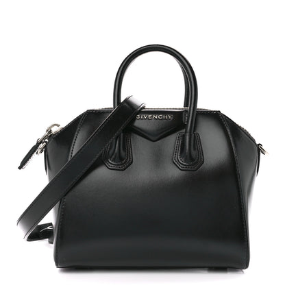 Givenchy Shiny Lord Calfskin Mini Antigona Black 1 of 10