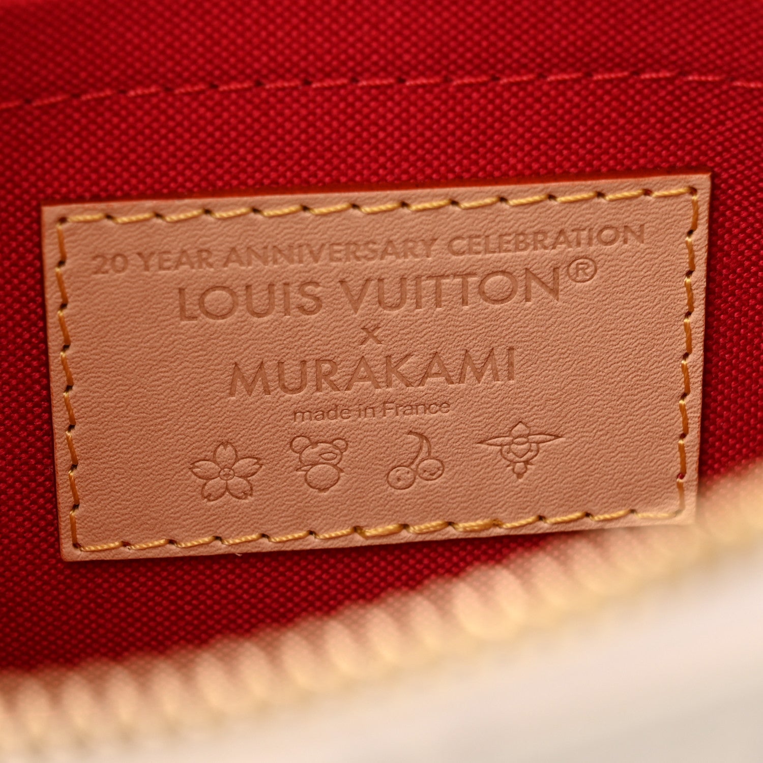 Louis Vuitton LV X TM Monogram Cerises Alma BB White 6 of 9