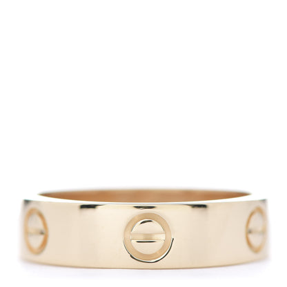 Cartier 18K Yellow Gold 5.5mm LOVE Ring 61 9.5 1 of 5