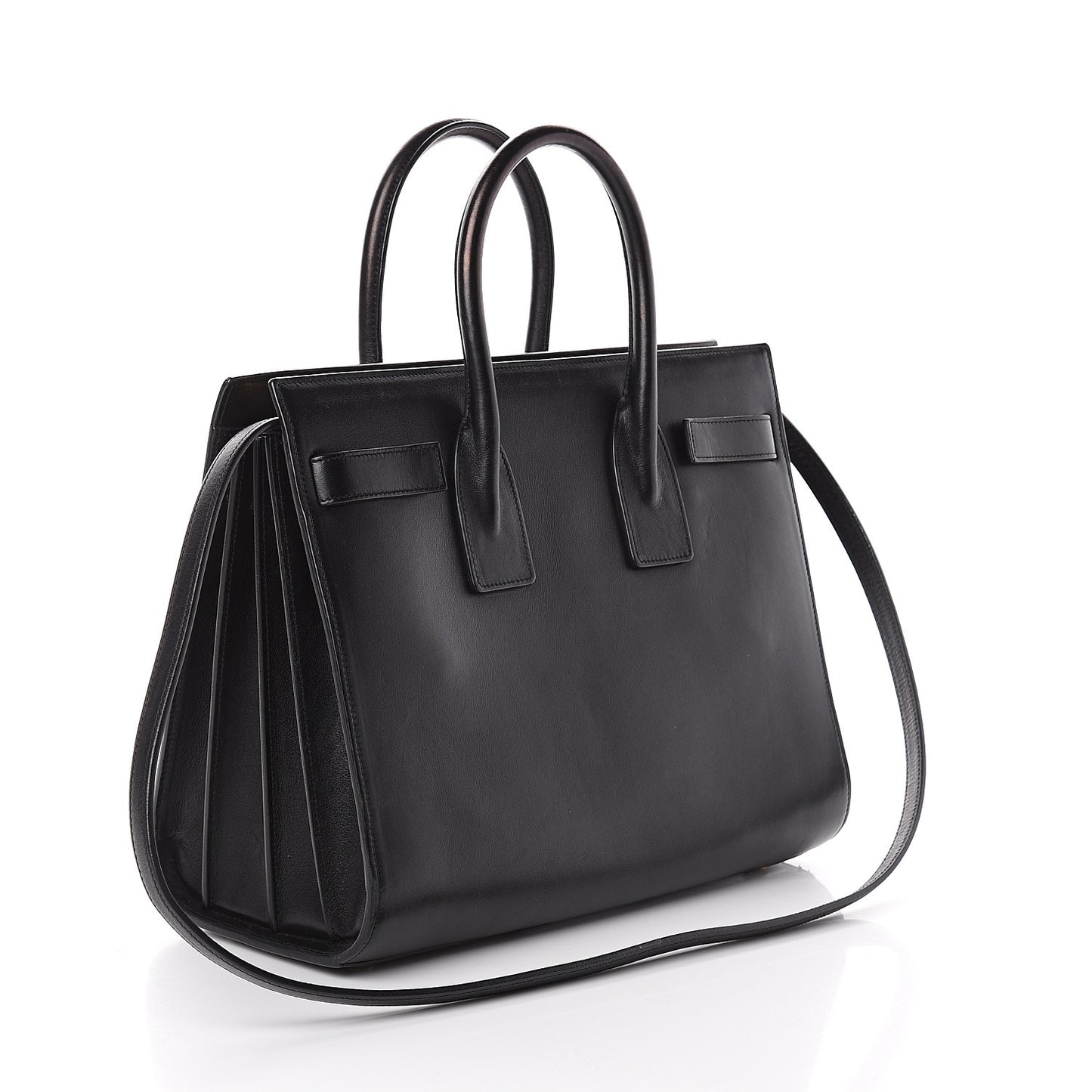 Calfskin Small Sac De Jour Black