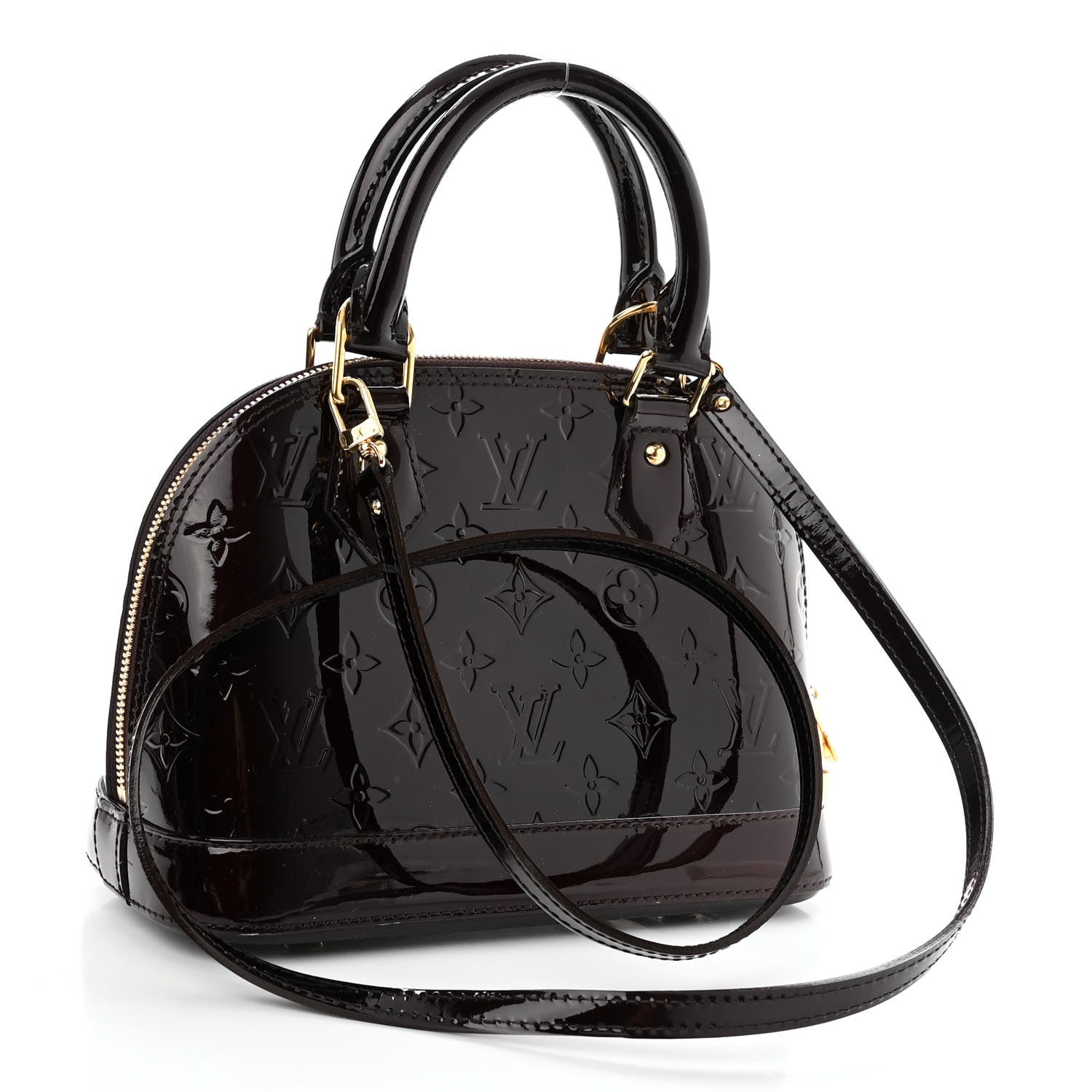 Louis Vuitton Vernis Alma BB Amarante 3 of 9