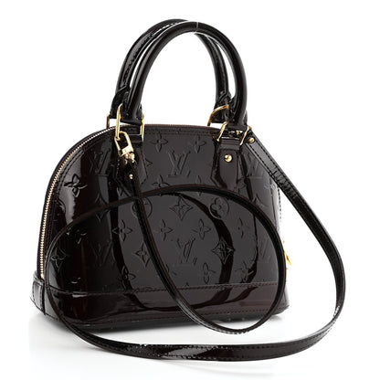 Louis Vuitton Vernis Alma BB Amarante 3 of 9