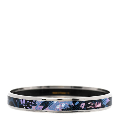 Hermes Enamel Printed Narrow Dans un Jardin Anglais Bracelet 65 Arts And Crafts 3 of 5