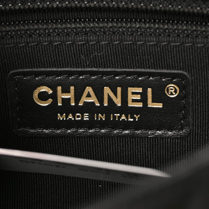 Chanel Calfskin Stitched Chain Flap Black 6 of 10