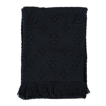 Louis Vuitton Wool Silk Logomania Scarf Charcoal 1 of 3