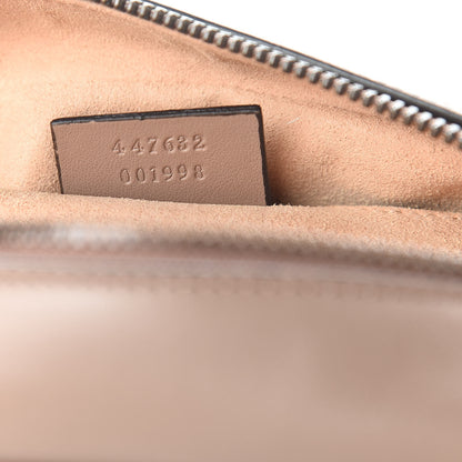 Gucci Calfskin Matelasse Small GG Marmont Chain Shoulder Bag Porcelain Rose 7 of 11