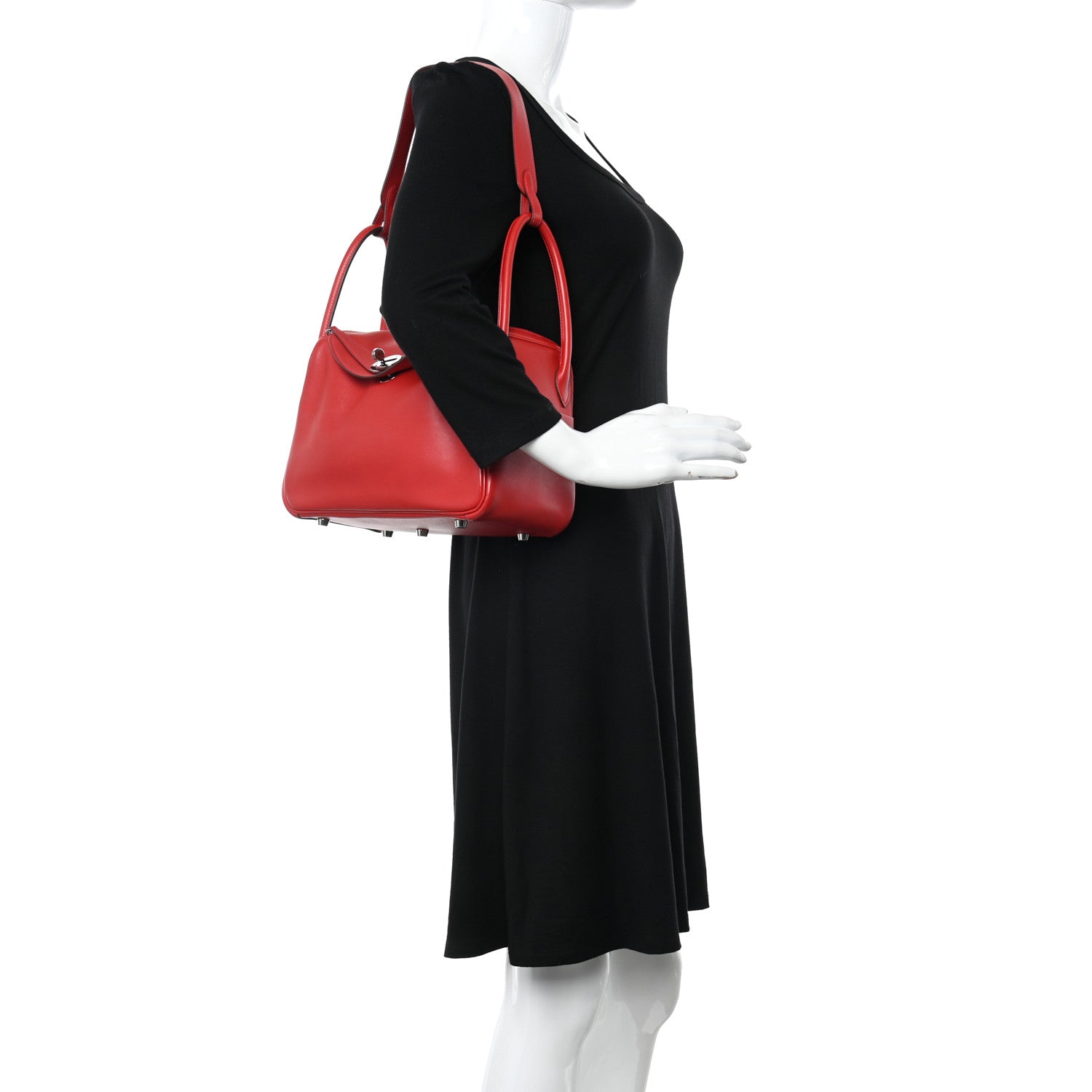 Hermes Swift Lindy 26 Rouge Casaque 2 of 16