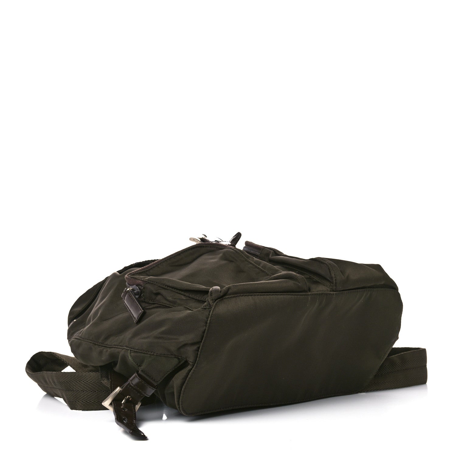 Prada Nylon Vela Backpack Green 3 of 12