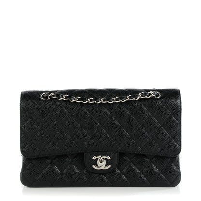 Chanel Caviar Quilted Medium Double Flap Black 1 of 8
