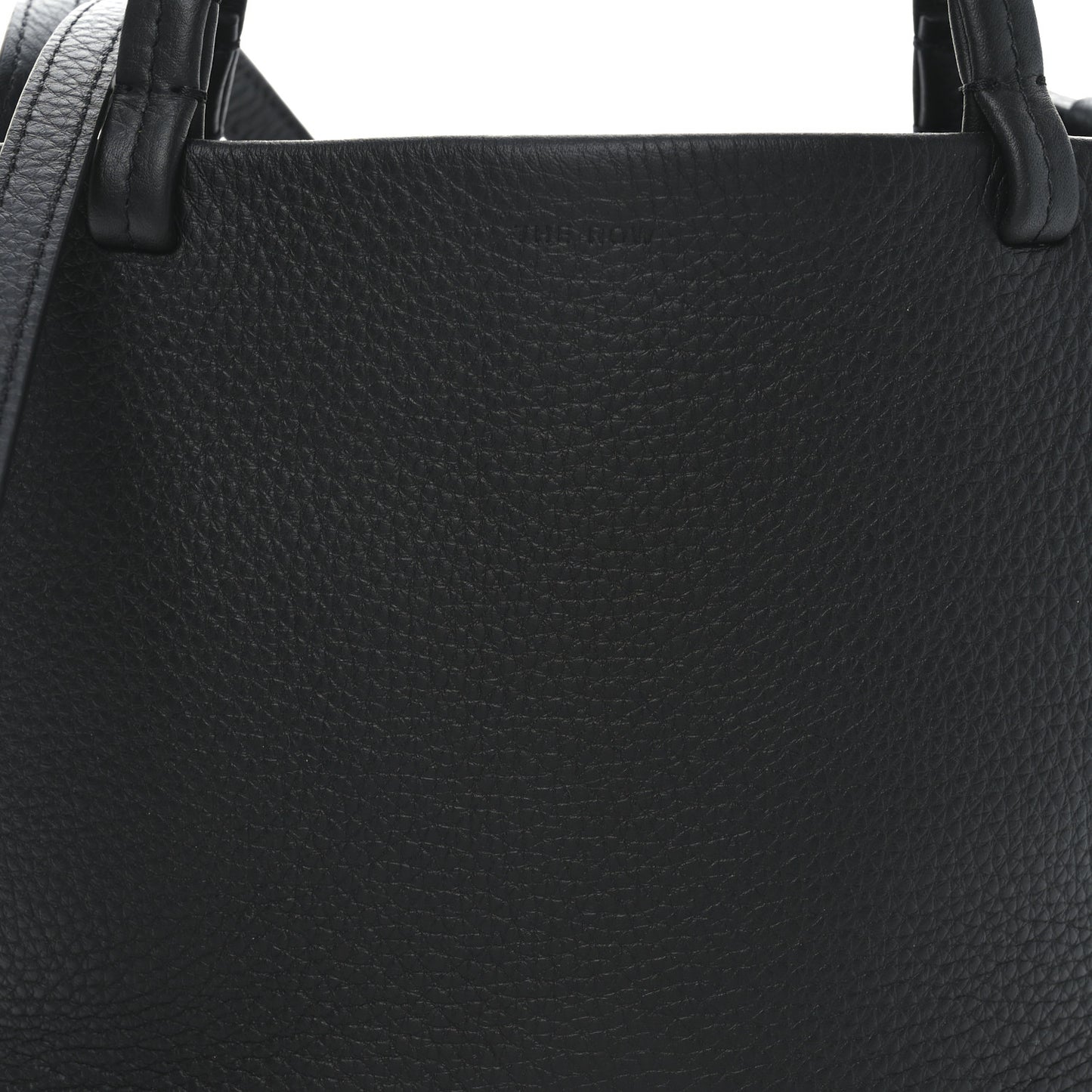 Grained Calfskin Small Park Tote Black
