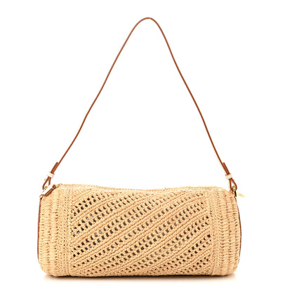Loewe Raffia Paula's Ibiza Bracelet Pouch Natural White 1 of 9