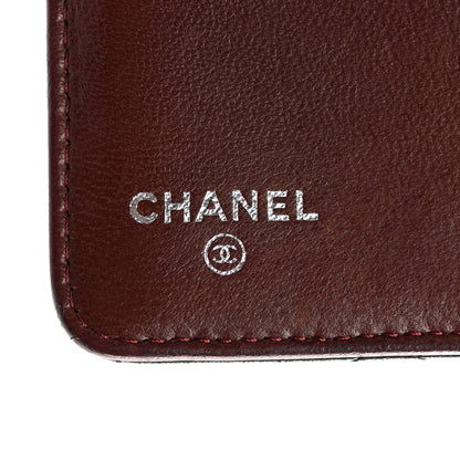 Chanel Lambskin Quilted Yen Wallet Black 6 of 10
