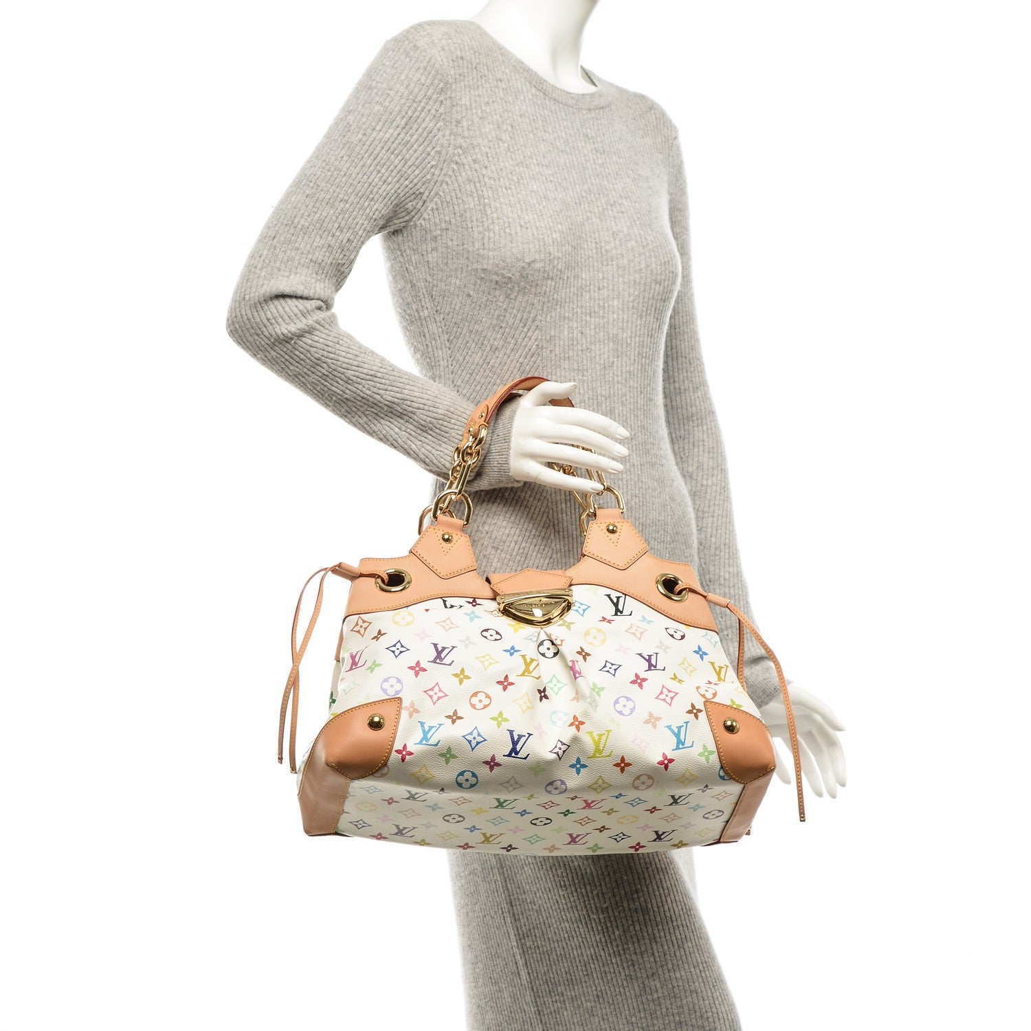 Louis Vuitton Monogram Multicolor Ursula White 2 of 9