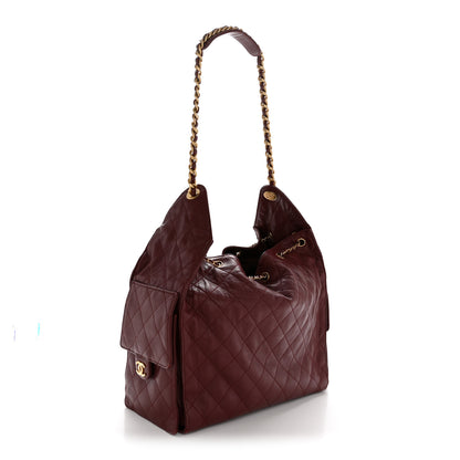 Chanel Caviar Quilted Medium Chanel 25 Handbag Burgundy 4 of 12