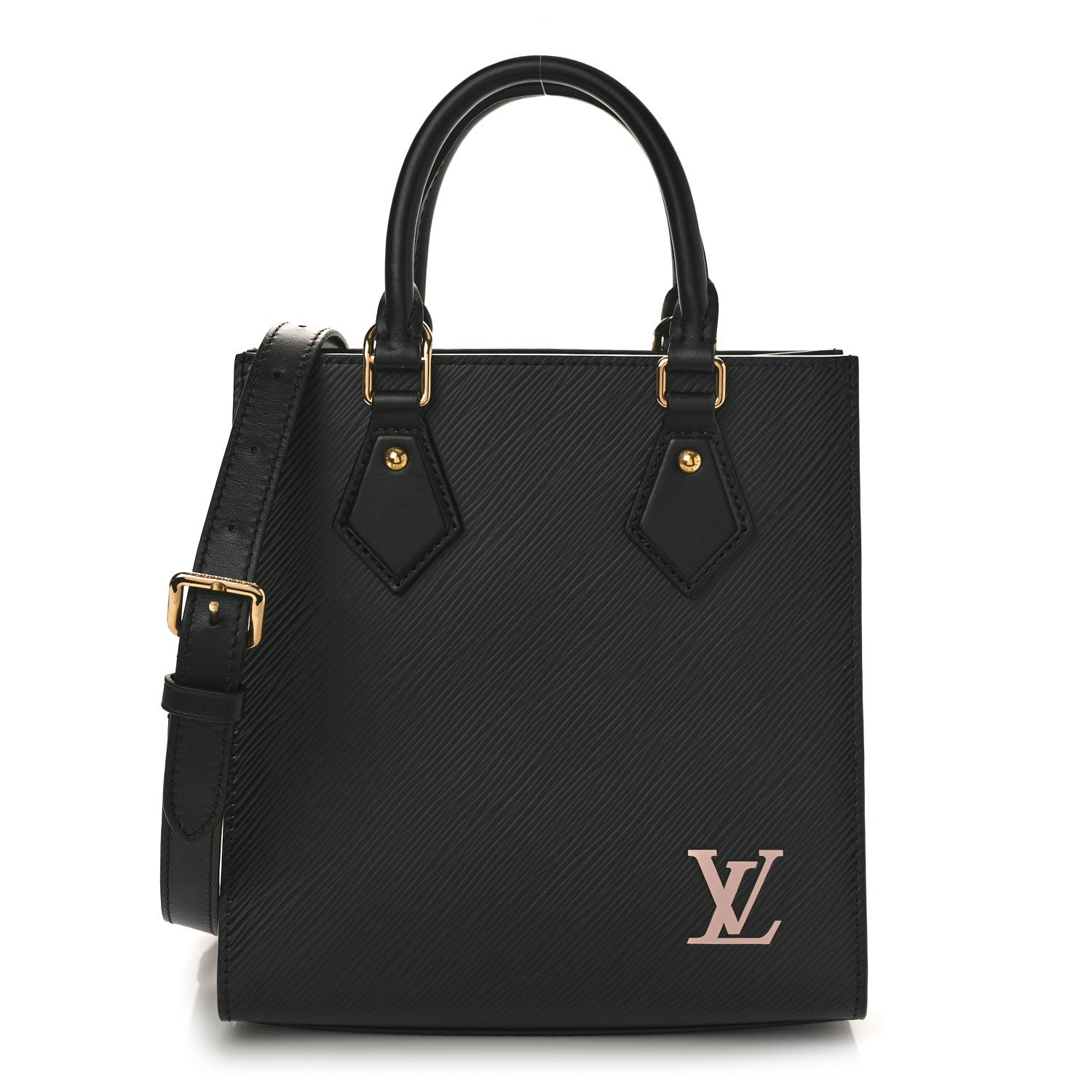 Louis Vuitton Epi Sac Plat BB Black 1 of 9
