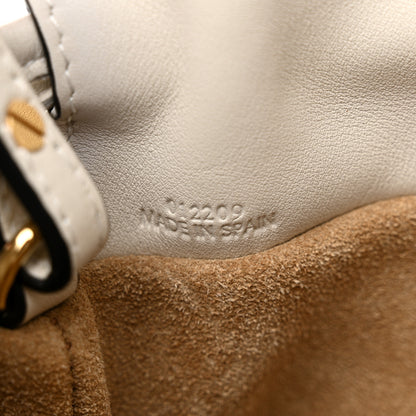 Loewe Calfskin Mini Flamenco Knot Clutch Angora 7 of 10