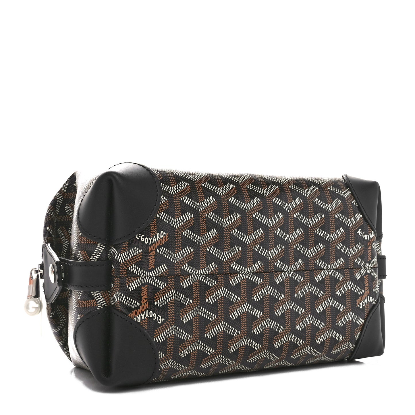Goyardine Boeing 25 Trousse de Toilette Black