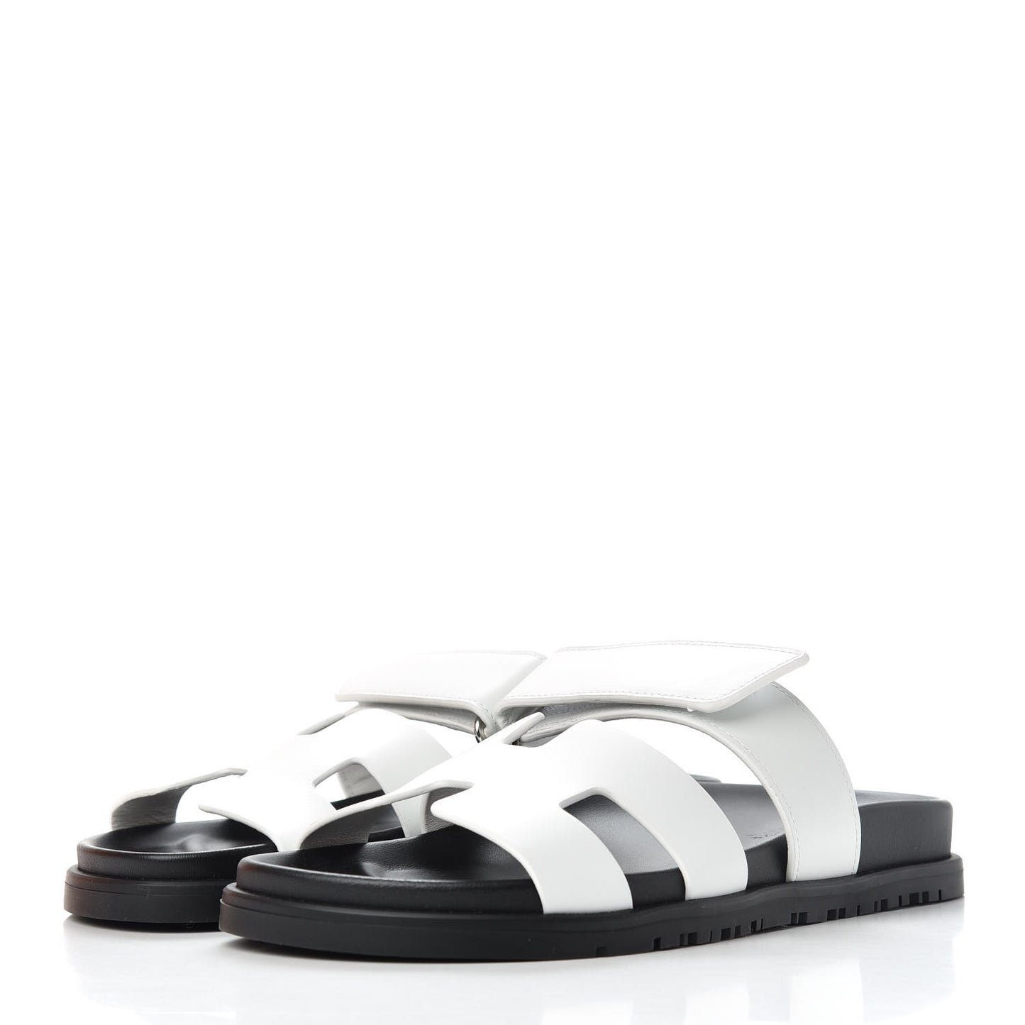 Calfskin Womens Chypre Sandals 37.5 White