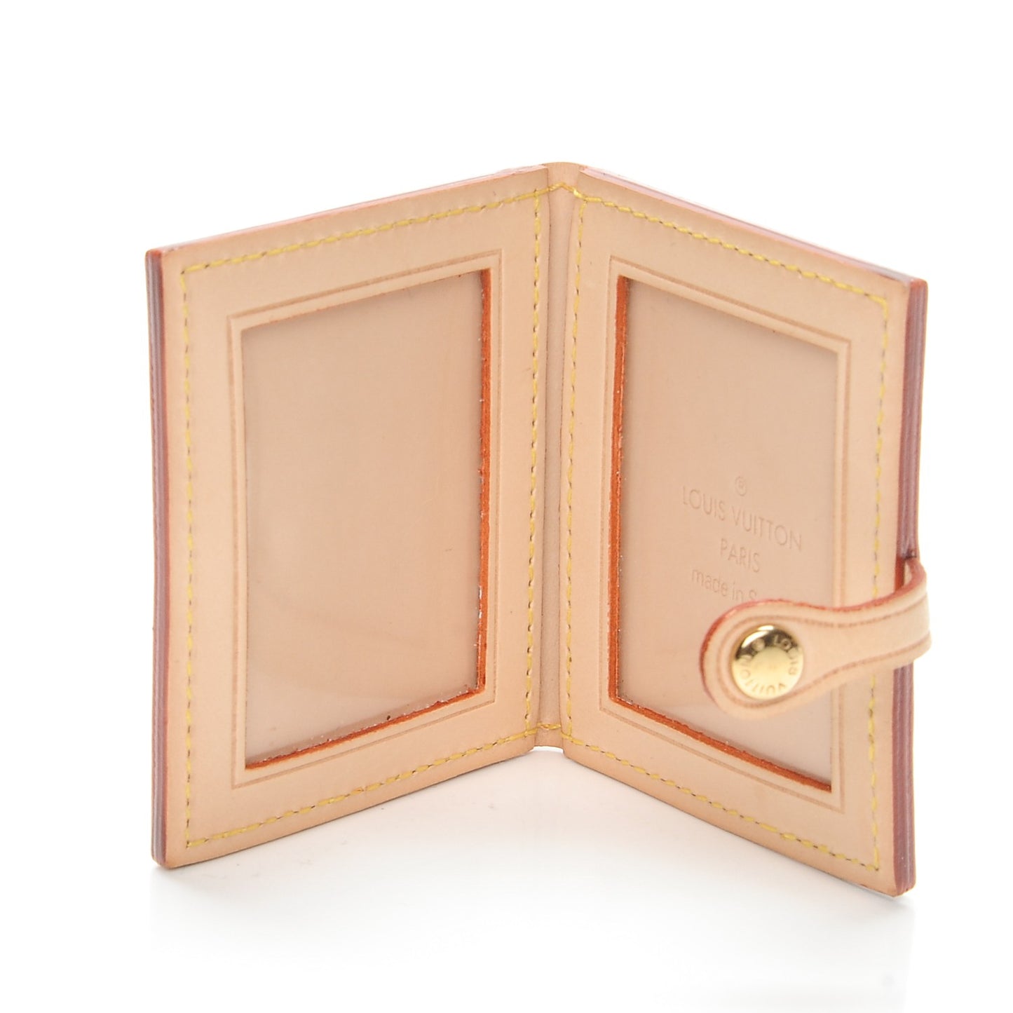 Monogram Multicolor 2 Photo Frame Wallet White