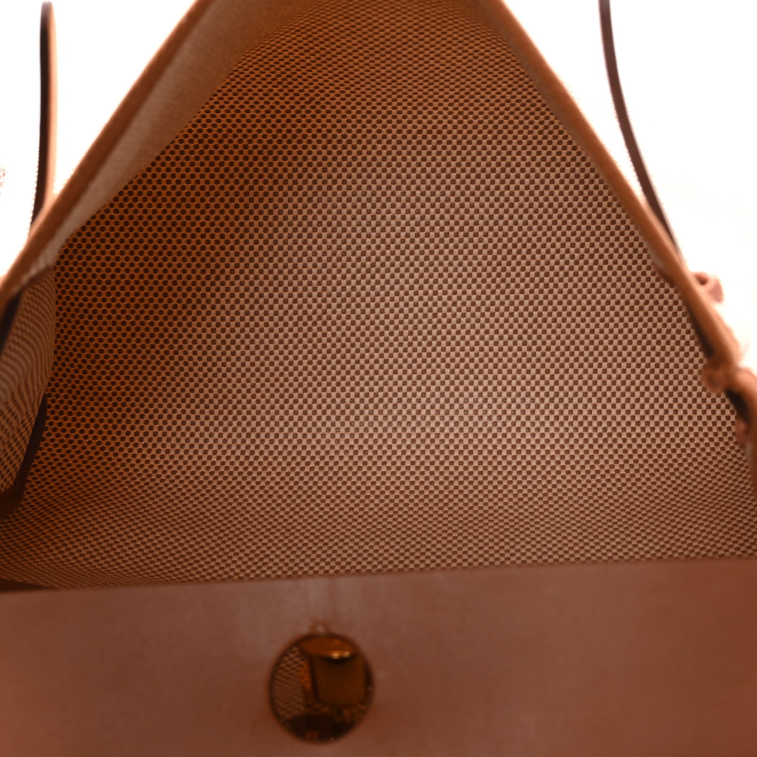 Hermes Vache Hunter Criss Viking Herbag Zip Retourne 31 PM Ecru Beige Naturel 6 of 11