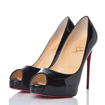 Christian Louboutin Patent New Very Prive 120 Pumps 36.5 Black 3 of 9