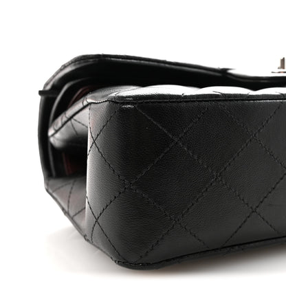 Chanel Lambskin Quilted Small Double Flap Black 10 of 12