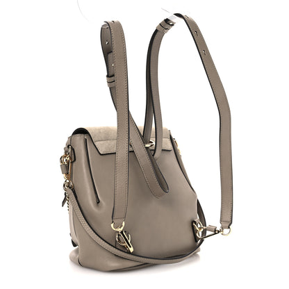 Chloe Suede Calfskin Medium Faye Backpack Motty Grey 2 of 9
