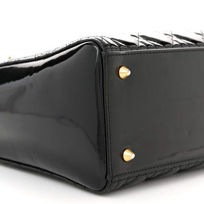 Christian Dior Patent Cannage Medium Lady Dior Black 9 of 12