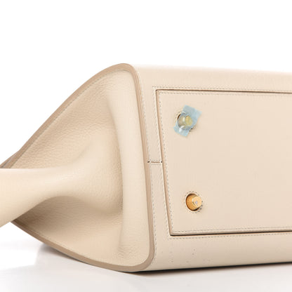 Celine Crisped Calfskin Mini Tie Knot Tote Chalk 6 of 9