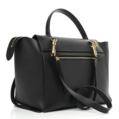 Celine Grained Calfskin Mini Belt Bag Black 2 of 10