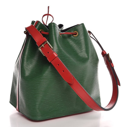 Louis Vuitton Epi Petit Bi-Color Noe Borneo Castillan Red 2 of 12