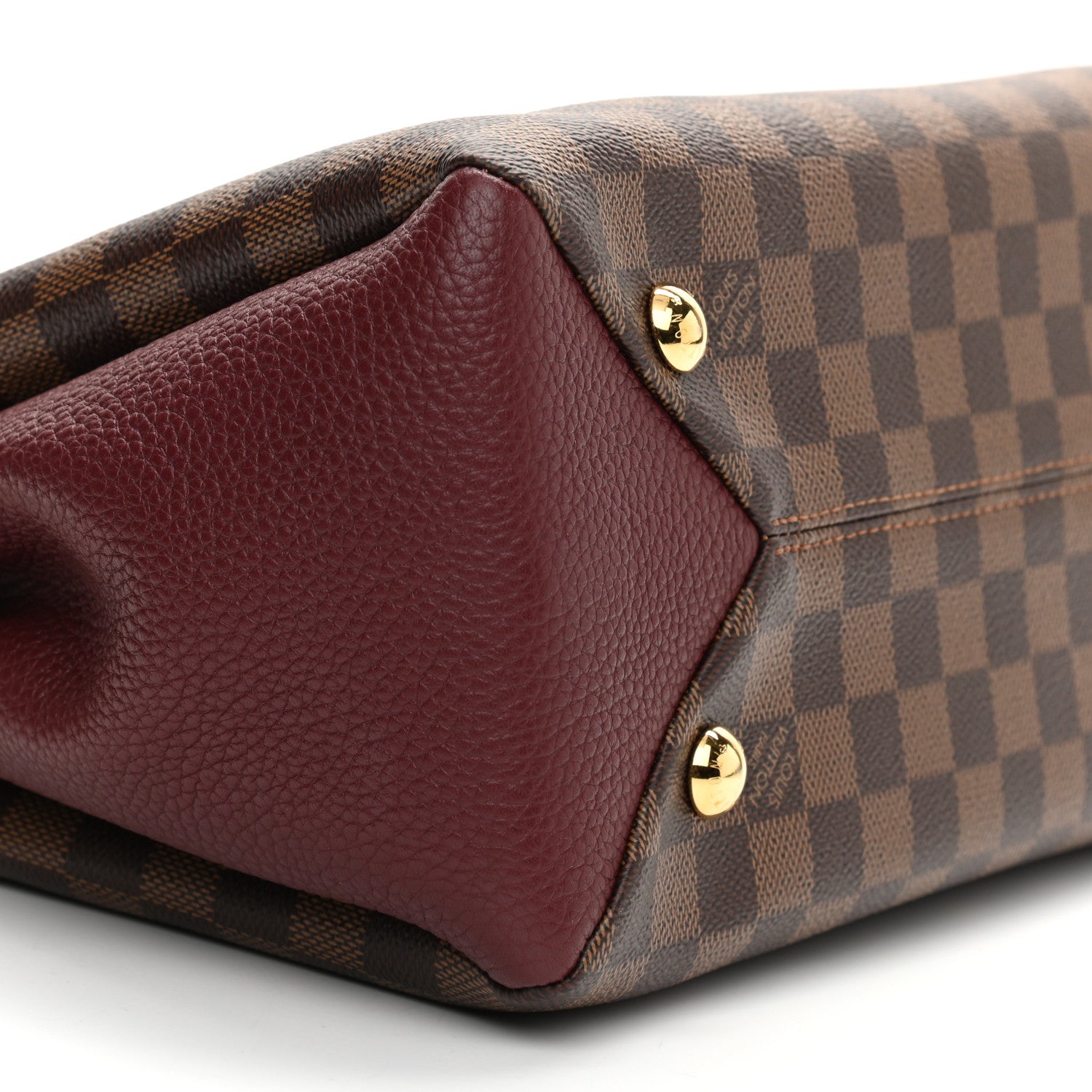 Louis Vuitton Damier Ebene Cuir Taurillon Brittany Bordeaux 9 of 10