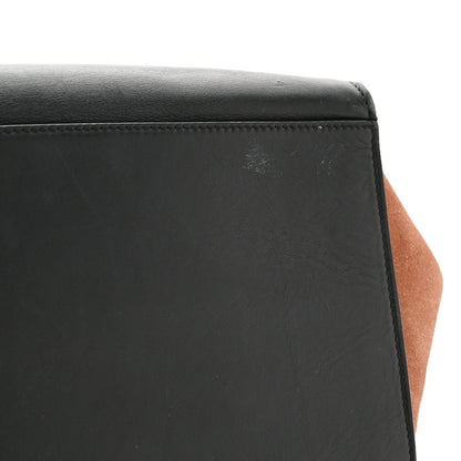 Celine Smooth Calfskin Suede Medium Tri-Color Trapeze White 10 of 11