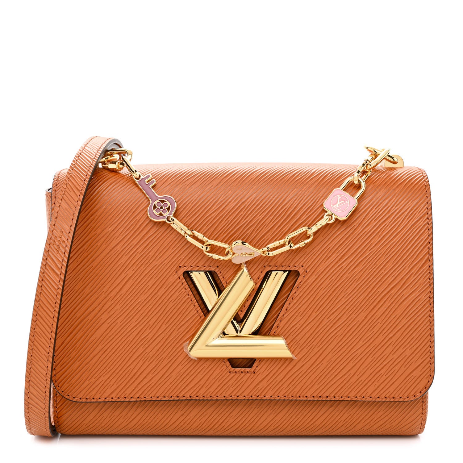 Louis Vuitton Epi Twist Shoulder Bag MM Gold Cipango 3 of 10