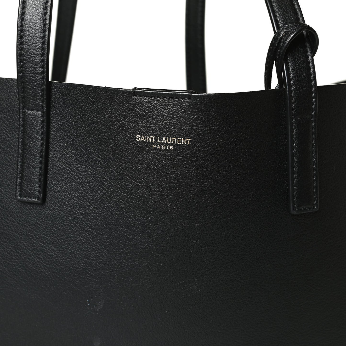 Calfskin Large Shopping Tote Black