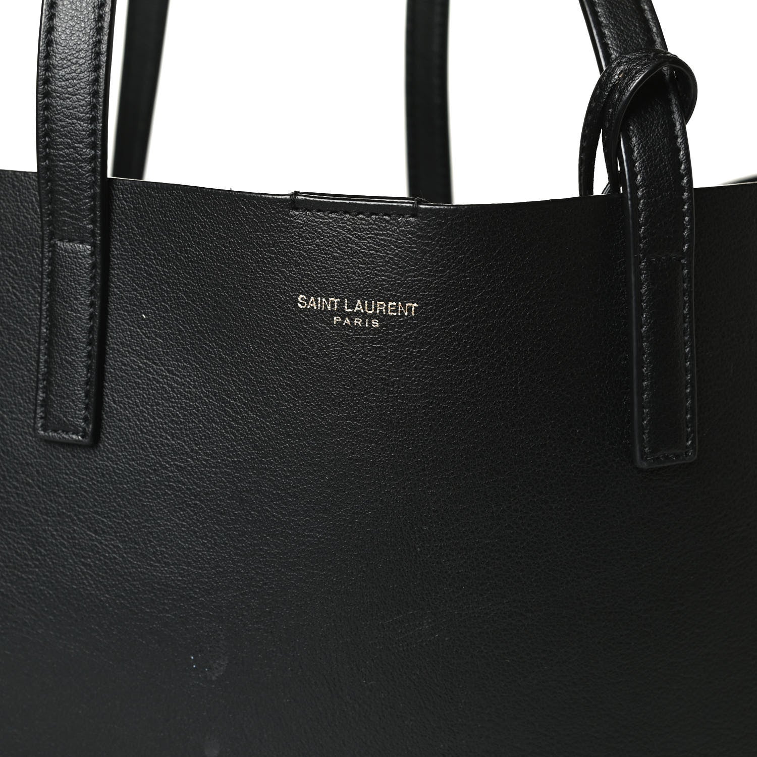 Saint Laurent Calfskin Large Shopping Tote Black 7 of 10