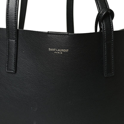 Saint Laurent Calfskin Large Shopping Tote Black 7 of 10
