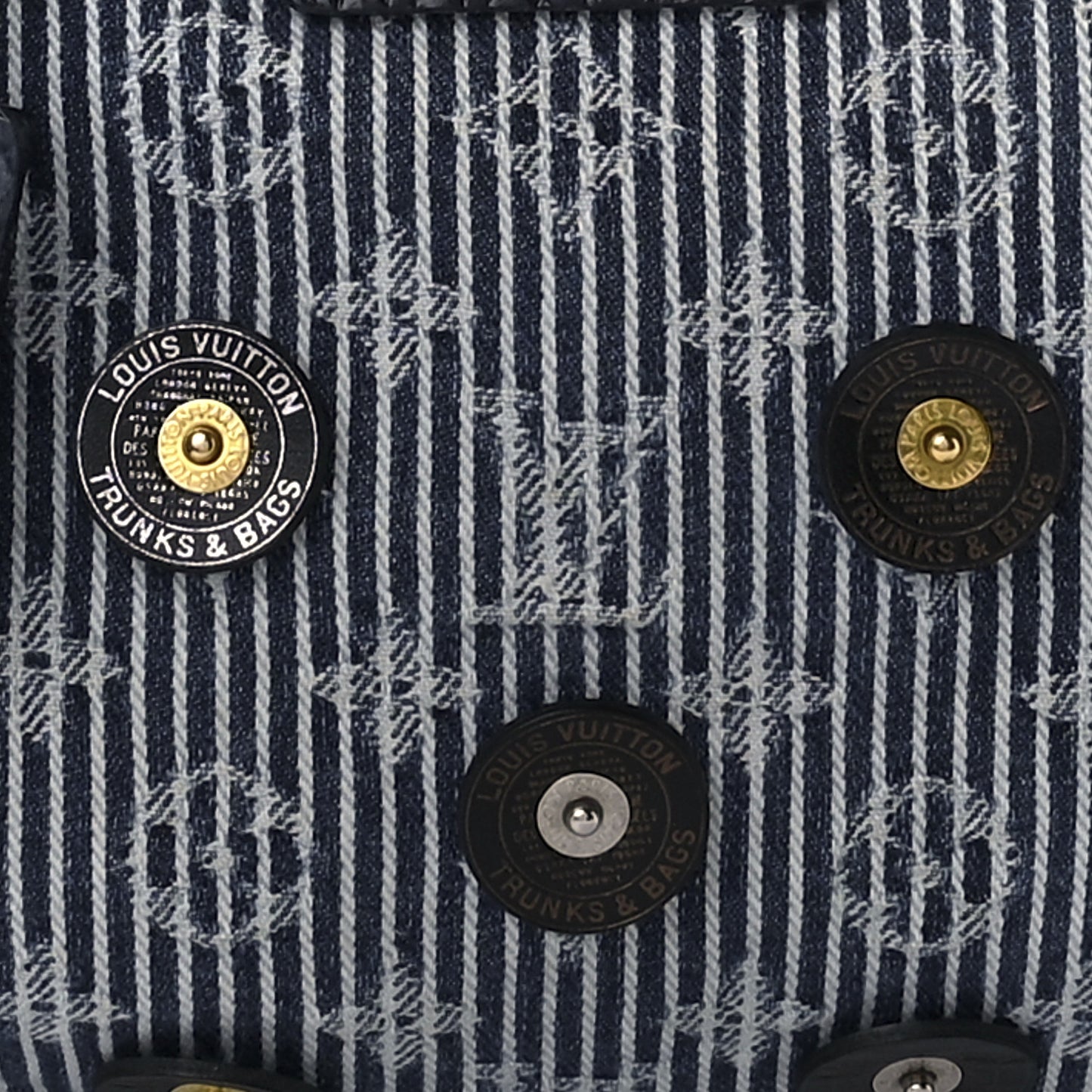 Denim Polka Dot Trunks and Bags Bowly