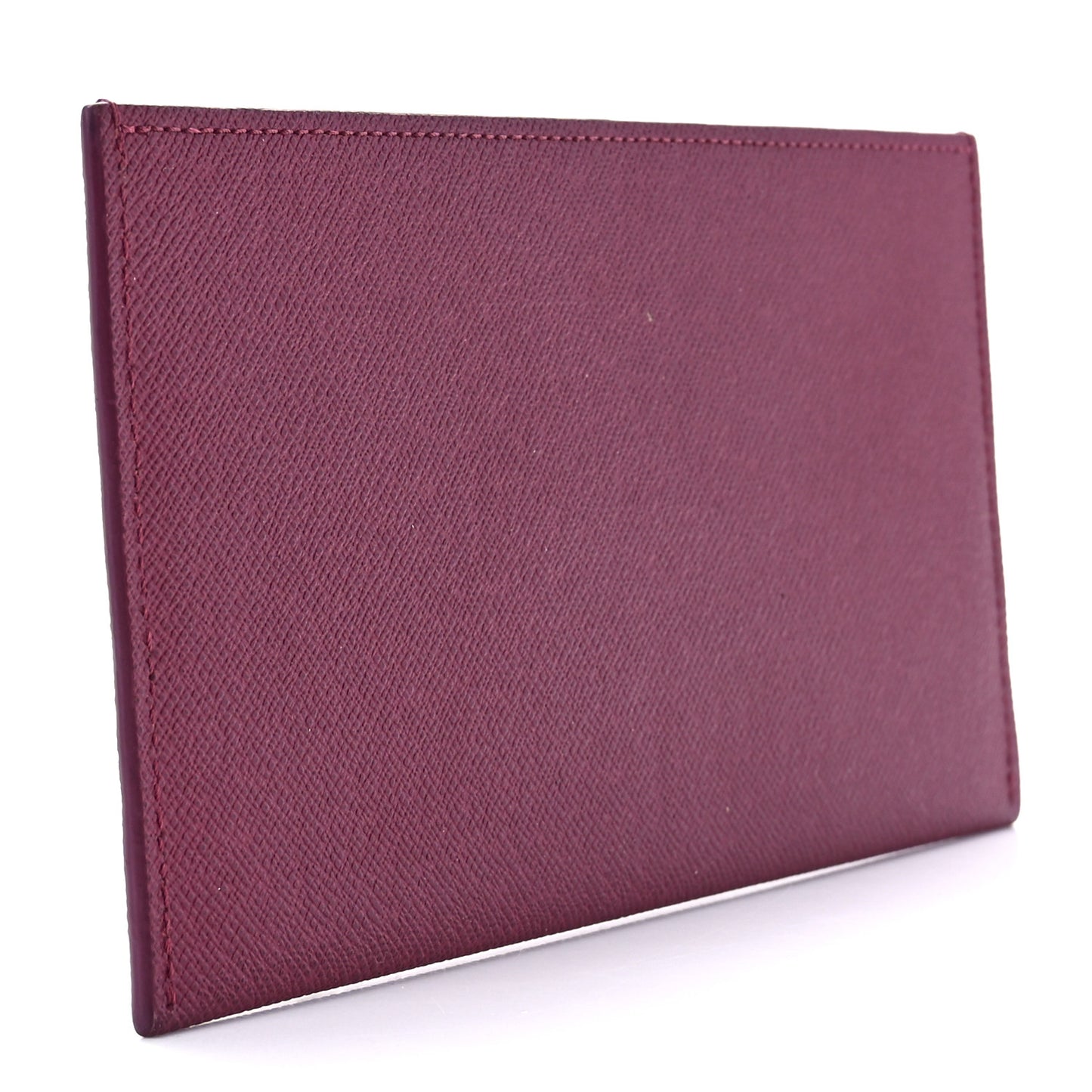 Calfskin Felicie Card Holder Insert Fuchsia