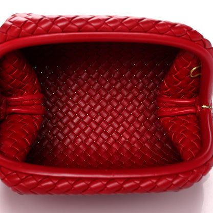 Bottega Veneta Nappa Intrecciato Padded Clutch Red 5 of 8