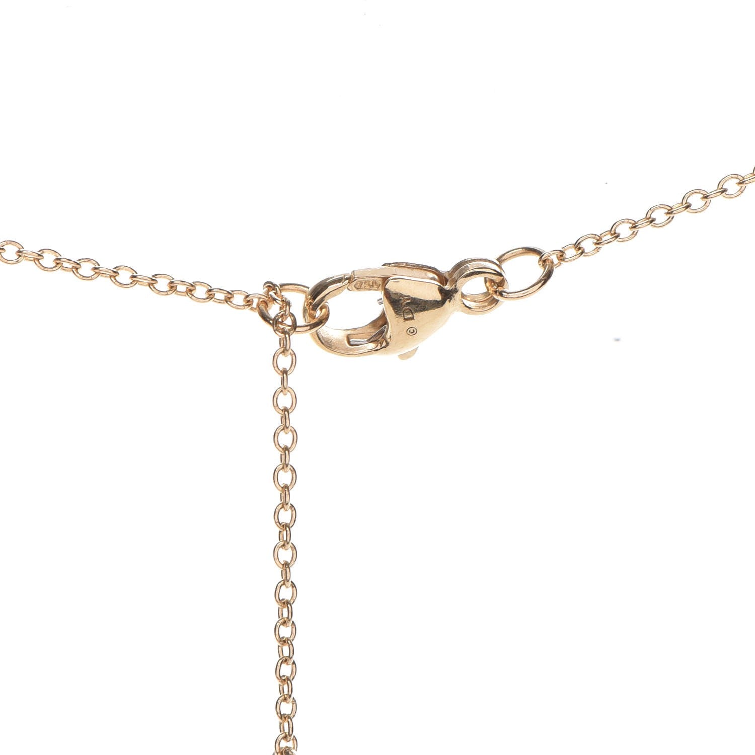 David Yurman 18K Yellow Gold Blue Sapphire Diamond Evil Eye Necklace 6 of 8