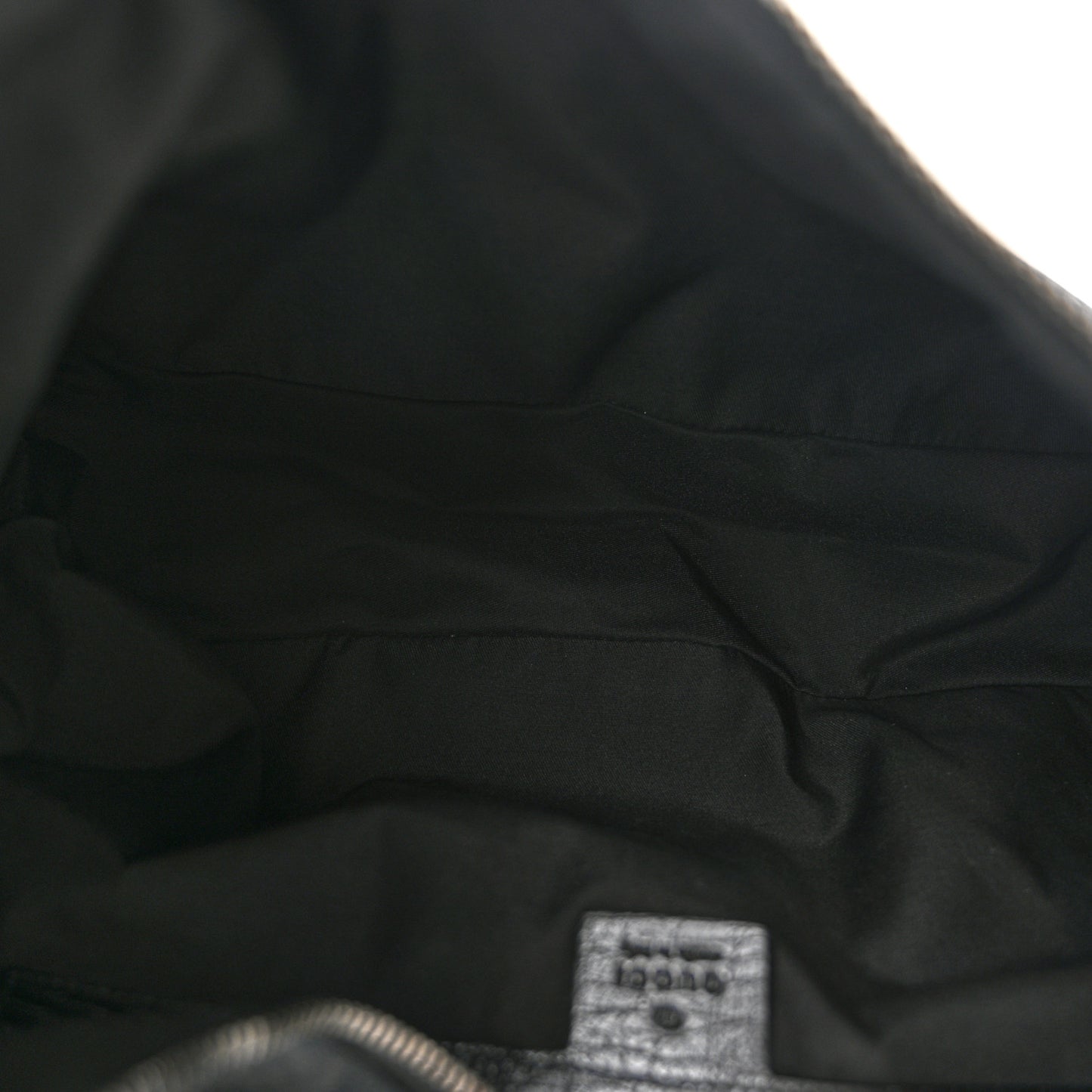 Monogram Medium Horsebit Chain Hobo Black
