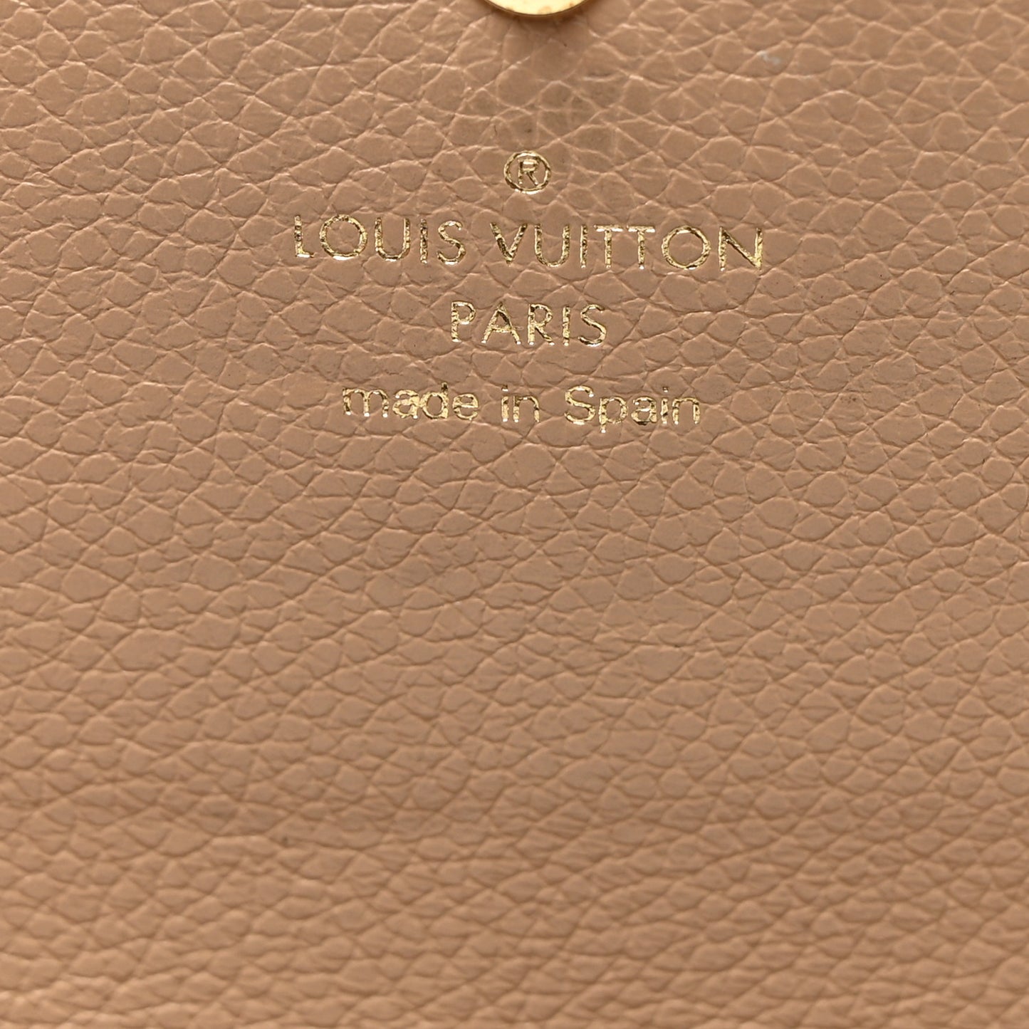 LOUIS VUITTON Empreinte Emilie Wallet Black Dune