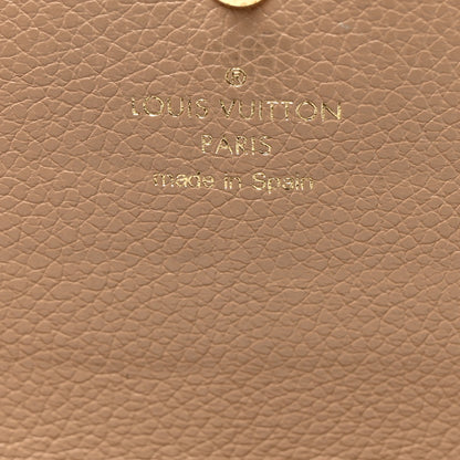 Louis Vuitton LOUIS VUITTON Empreinte Emilie Wallet Black Dune 6 of 8